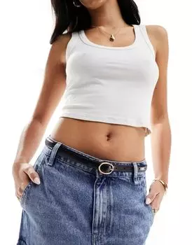 Гламурный узкий ремень черного цвета Glamorous