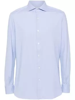 Glanshirt жаккардовая рубашка с узором, синий