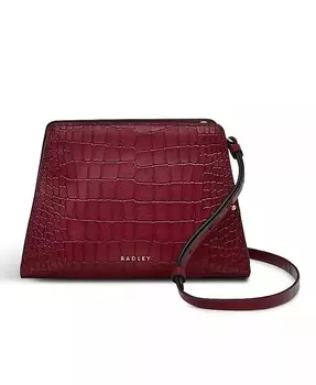 Glasshouse - Сумка через плечо с открытым верхом из искусственной крокодиловой кожи небольшого размера Radley London, розовый