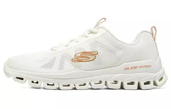 Glide Step Кроссовки для жизни мужские с низким верхом молочно-белого цвета Skechers