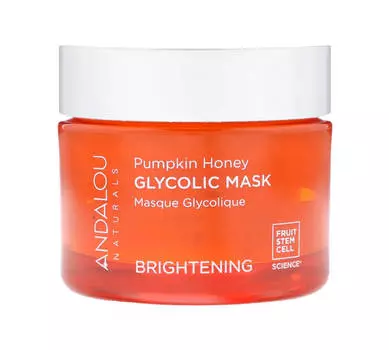 Гликолевая косметическая маска осветляющая Andalou Naturals, 50 г