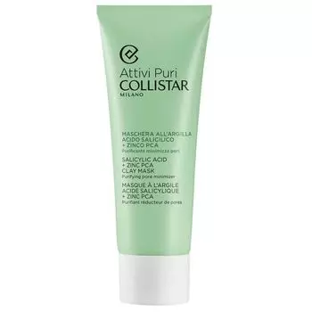 Глиняная маска с салициловой кислотой и цинком pca, 75 мл Collistar Attivi puri face mask