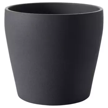 Глиняный горшок для растений, темно-серый, 12 см, PERSILLADE IKEA