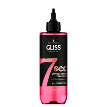 Gliss 7 sec Color Perfector экспресс-уход для окрашенных волос, 200 мл
