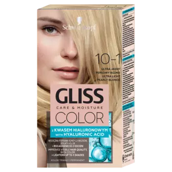 Gliss Color краска для волос 10-1 ультра светлый жемчужный блонд, 1 упаковка