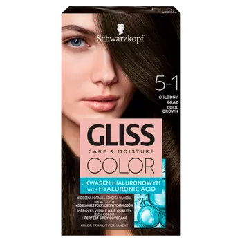 Gliss Color краска для волос 5-1 холодный шатен, 1 упаковка