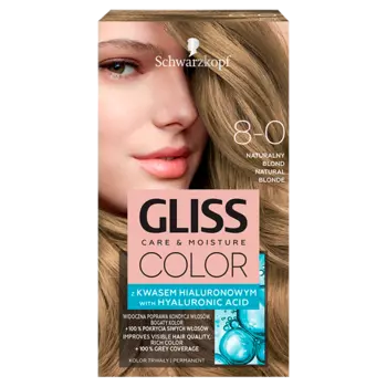 Gliss Color краска для волос 8-0 натуральный блонд, 1 упаковка