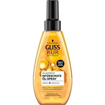 Gliss Kur Oil Питательное термозащитное масло-спрей с омега-9 и маслом марулы 150 мл