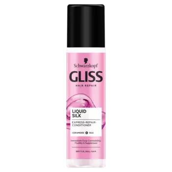 Gliss Liquid Silk экспресс-кондиционер для тусклых и ломких волос, 200 мл
