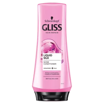 Gliss Liquid Silk кондиционер для тусклых и ломких волос, 200 мл