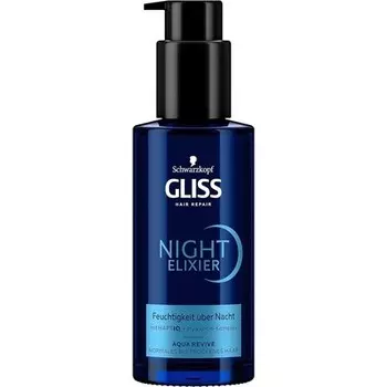 Gliss Night Elixir Aqua Revive Сыворотка для волос 100мл Gliss Kur