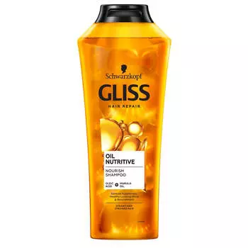 Gliss Oil Nutritive Shampoo питательный шампунь для сухих и поврежденных волос 400мл