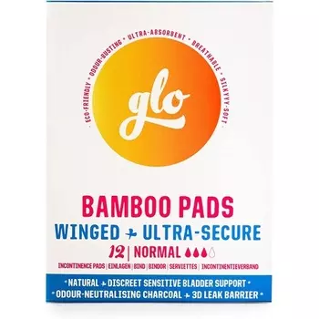 Glo Бамбуковые подушечки для чувствительного мочевого пузыря Flo