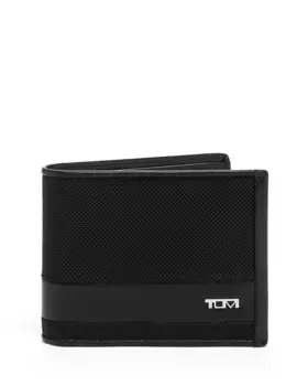 Global Alpha Мужской двойной баллистический нейлоновый кошелек черного цвета Tumi, чёрный