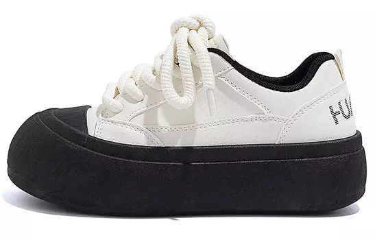 Global Huanqiu HUANQIU Женская обувь для скейтбординга, Бежевый/Черный