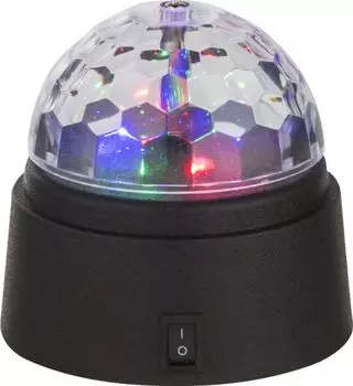 Globo DISCO настольная лампа полусфера светодиодная пластик черный Globo Lighting