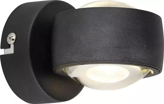 Globo LED настенный светильник Randi черный 7,5 x 7 см теплый белый Globo Lighting