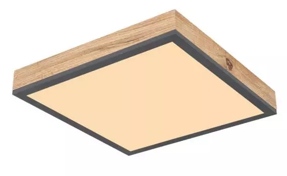 Globo LED потолочный светильник Doro gaphit дуб 30 x 30 см теплый белый Globo Lighting