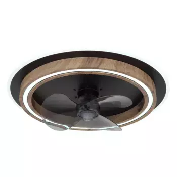 GLOBO LIGHTING потолочный светильник «BOZAN», источник света, светодиодный модуль | Постоянно встроенный светодиод, потолочный вентилятор, металл, черный матовый, светодиод