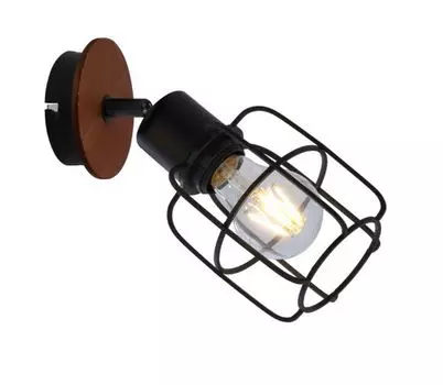 GLOBO настенный светильник для гостиной, настенный светильник, деревянная лампа для чтения, спальня, 54037-1 Globo Lighting, черный