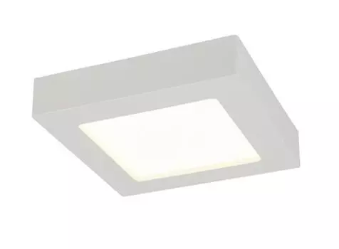 Globo Svenja Светодиодный потолочный светильник белый, опаловый 22,7x22,7x3,5см Globo Lighting