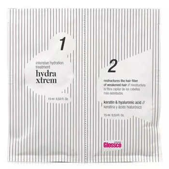 Glossco Hydra Xtrem интенсивно увлажняющее средство для волос, 2x15 мл/3 упаковки