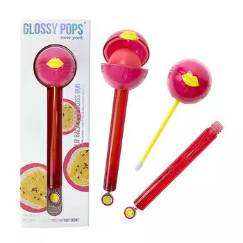 Glossy Pops Aloha Tropical Бальзам и блеск для губ «Маракуйя», 1 шт.