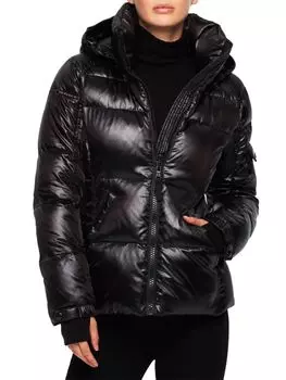 Глянцевая куртка-пуховик Kylie S13, цвет Jet Black