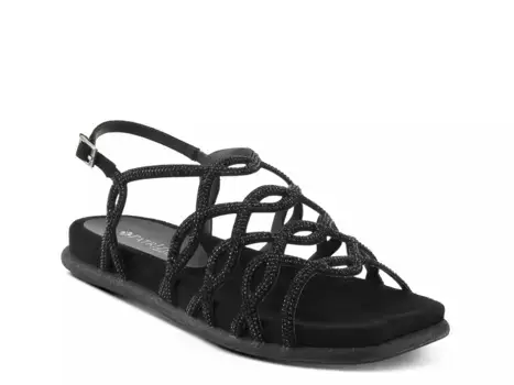 Глянцевые сандалии Sandal Patrizia, Black