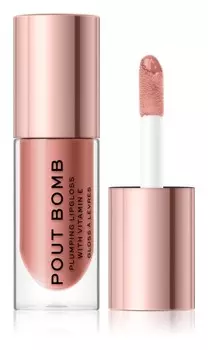 Глянцевый блеск для губ, придающий объем Makeup Revolution Pout Bomb, оттенок Doll 4.6 мл