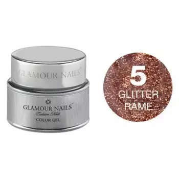 Глянцевый гель Glamour Glitter Gel 05 - 5 мл Vip