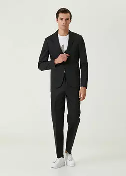 Глянцевый костюм Beymen Club, черный