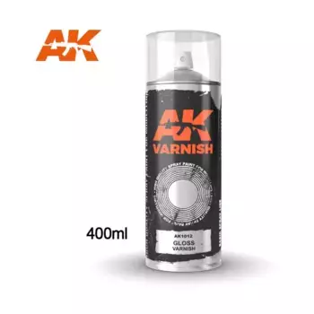Глянцевый лак-спрей (400 мл), Auxiliaries & Effects (AK-Interactive)