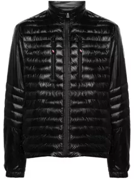 Глянцевый пуховик Moncler Grenoble, черный