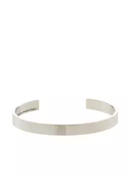 Глянцевый серебряный браслет-кафф Le Gramme, серебяный