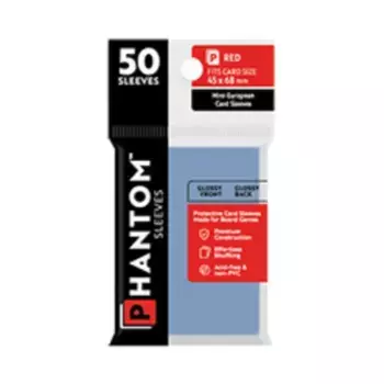 Глянец/Глянец - Красный, 45х68мм (50), Phantom Sleeves