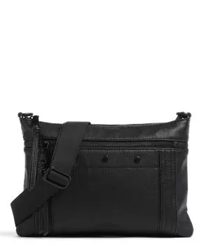 Глубокая темная сумка через плечо из искусственной кожи Fredsbruder, черный