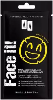 Глубоко очищающая себорегулирующая маска, 18 мл AA Face It!