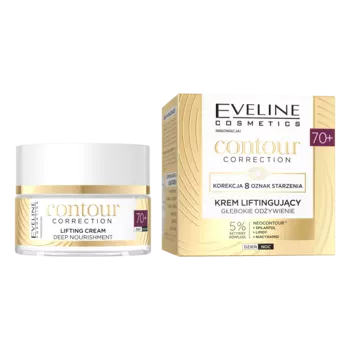 Глубоко питательный крем-лифтинг для лица 70+ Eveline Cosmetics Contour Correction, 50 мл