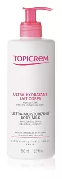 Глубоко увлажняющее молочко для тела для сухой и чувствительной кожи Topicrem UH BODY Ultra-Moisturizing Body Milk