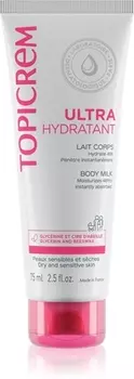 Глубоко увлажняющее молочко для тела для сухой и чувствительной кожи Topicrem UH BODY Ultra-Moisturizing Body Milk, 75 ml