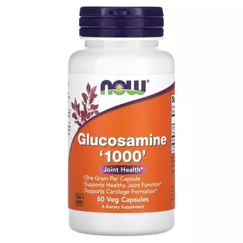 Глюкозамин «1000», 60 растительных капсул Now Foods