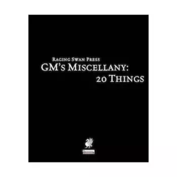 GM's Miscellany - 20 Things Volume I, Pathfinder (Raging Swan Press), мягкая обложка