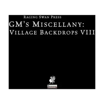 GM's Miscellany - Village Backdrops VIII, Pathfinder (Raging Swan Press), мягкая обложка