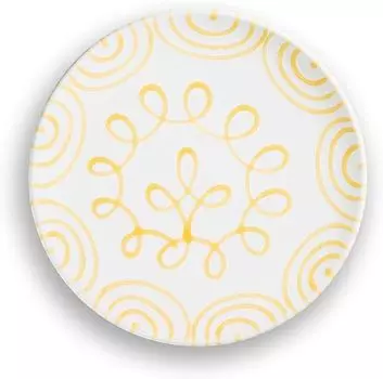 Gmundner Ceramics 'Flamed Yellow - обеденная тарелка ( 25см)' GMUNDNER KERAMIK Handels GMBH