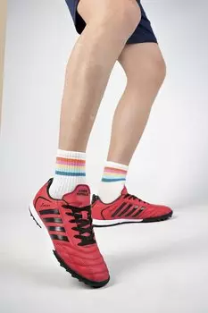 Gmz Унисекс Astroturf Футбольные бутсы для газона Muggo, красный