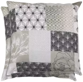 GO-DE декоративная подушка "Декоративная подушка Клара" 48х48х15 см, серый