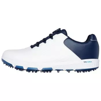 Go Golf Кроссовки для гольфа мужские с низким верхом белого/синего цвета Skechers