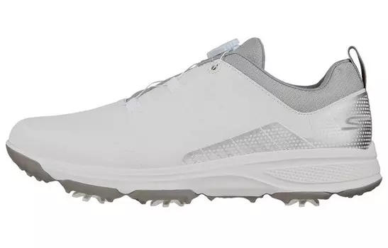 Go Golf Кроссовки для гольфа мужские с низким верхом белые/серые Skechers