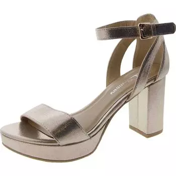 Go On Женские туфли на каблуках с ремешком на щиколотке CL by Laundry, серебряный